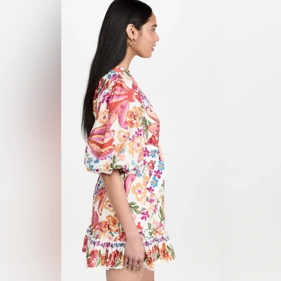 FARM Rio
Spring Bananas Belt Mini Dress NWOT - Picture 2 of 6